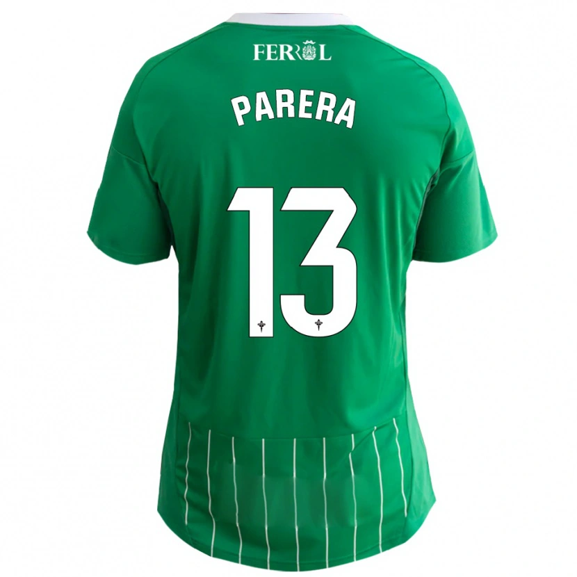Danxen Kinder Miquel Parera #13 Grün Weiß Heimtrikot Trikot 2025/26 T-Shirt Schweiz