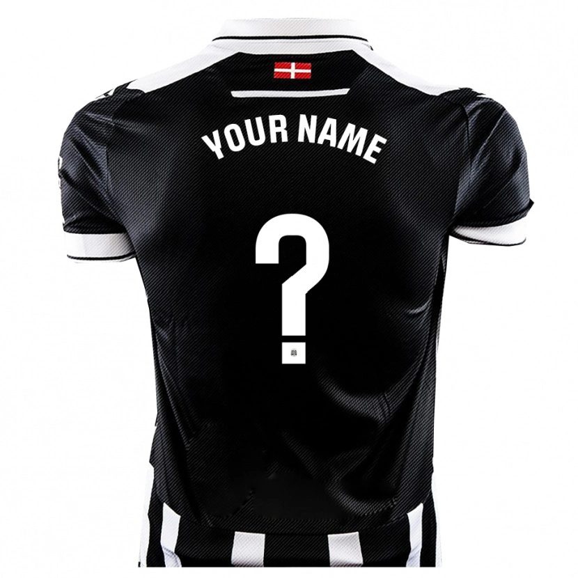 Danxen Kinder Ihren Namen #0 Schwarz Weiß Heimtrikot Trikot 2025/26 T-Shirt Schweiz