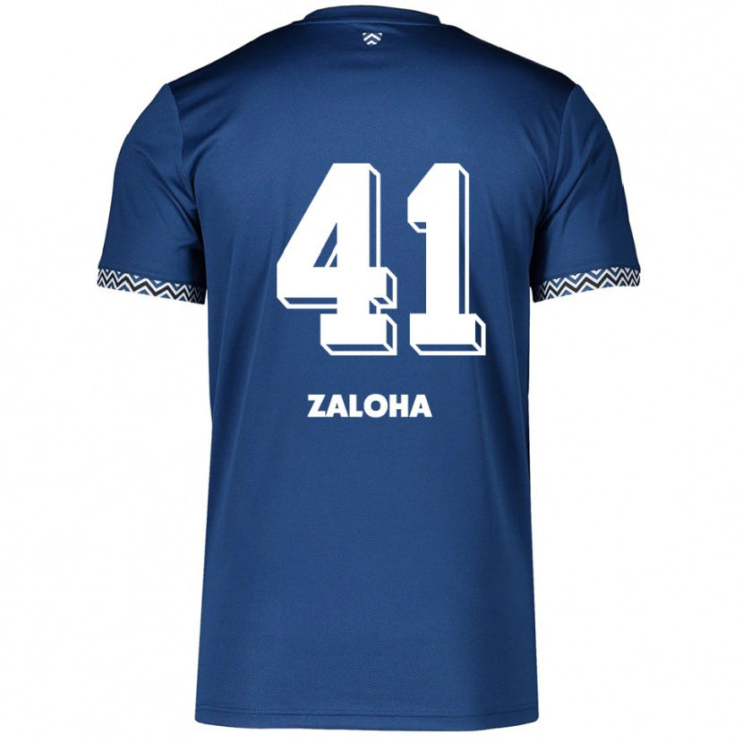 Danxen Kinder Artem Zaloha #41 Marineblau Weiß Heimtrikot Trikot 2025/26 T-Shirt Schweiz