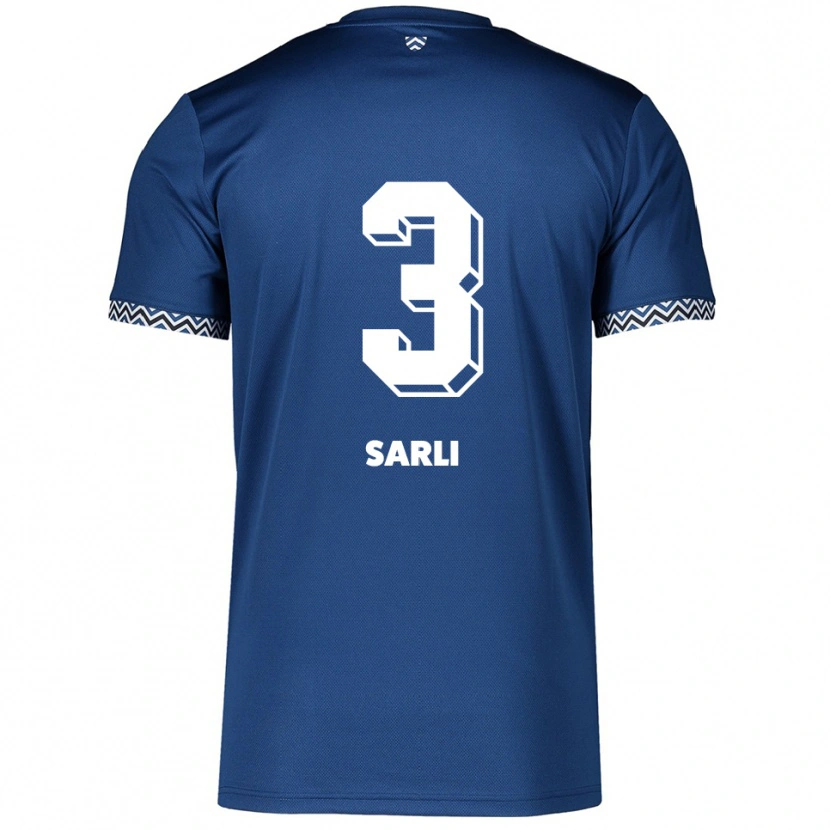 Danxen Kinder Semih Sarli #3 Marineblau Weiß Heimtrikot Trikot 2025/26 T-Shirt Schweiz