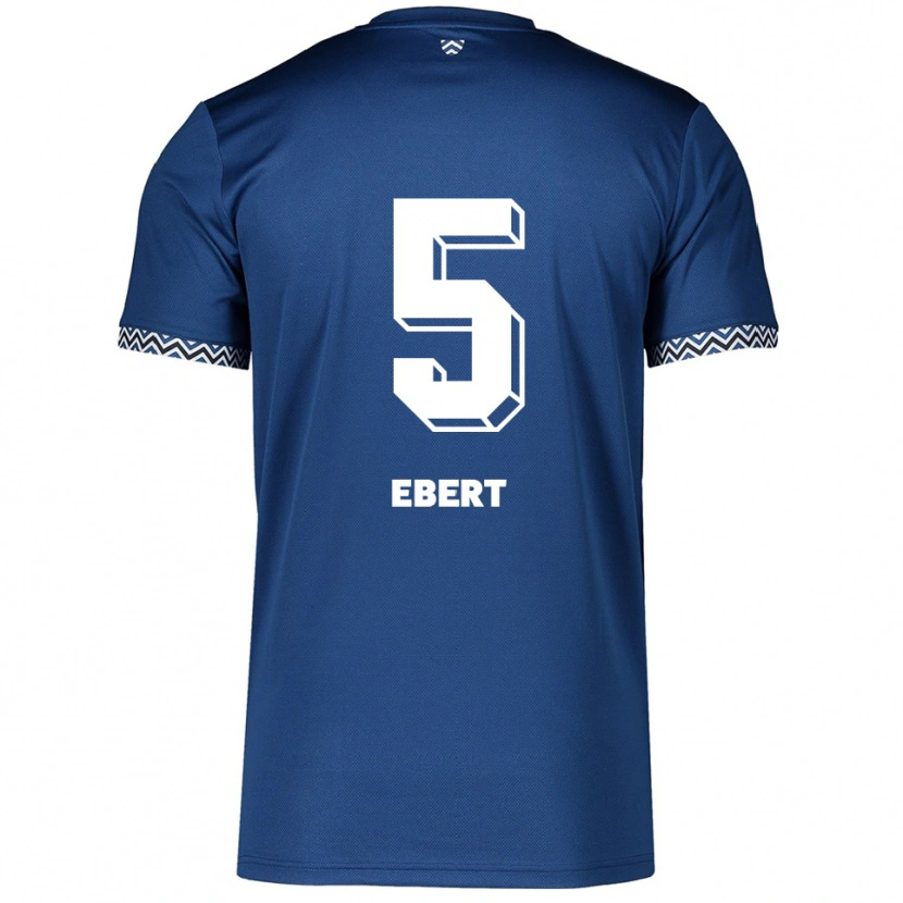 Danxen Kinder Phine Ebert #5 Marineblau Weiß Heimtrikot Trikot 2025/26 T-Shirt Schweiz