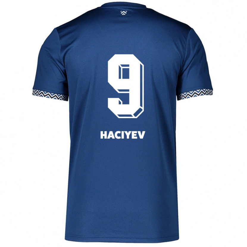 Danxen Kinder Ceyhun Haciyev #9 Marineblau Weiß Heimtrikot Trikot 2025/26 T-Shirt Schweiz