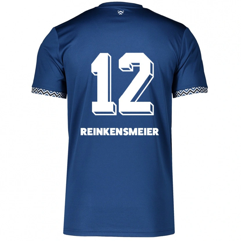 Danxen Kinder Thandie Reinkensmeier #12 Marineblau Weiß Heimtrikot Trikot 2025/26 T-Shirt Schweiz