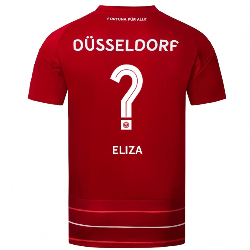 Danxen Kinder Eliza Bivolaku #0 Rot Weiß Heimtrikot Trikot 2025/26 T-Shirt Schweiz