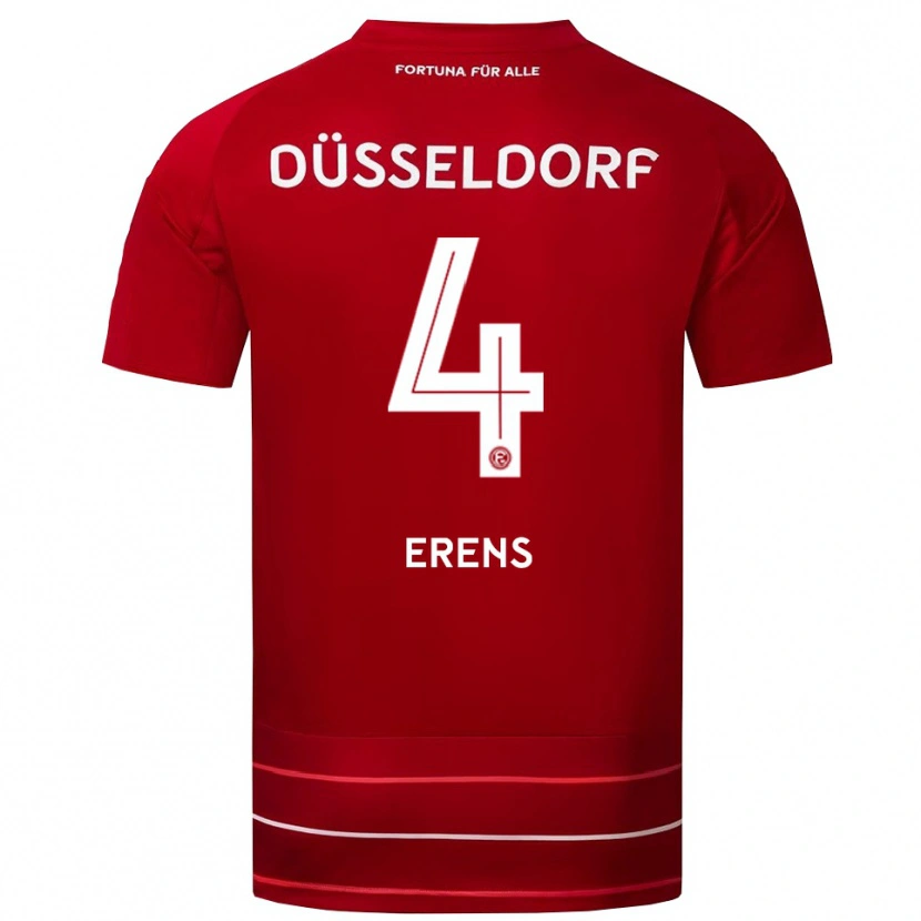 Danxen Kinder Noah Erens #4 Rot Weiß Heimtrikot Trikot 2025/26 T-Shirt Schweiz