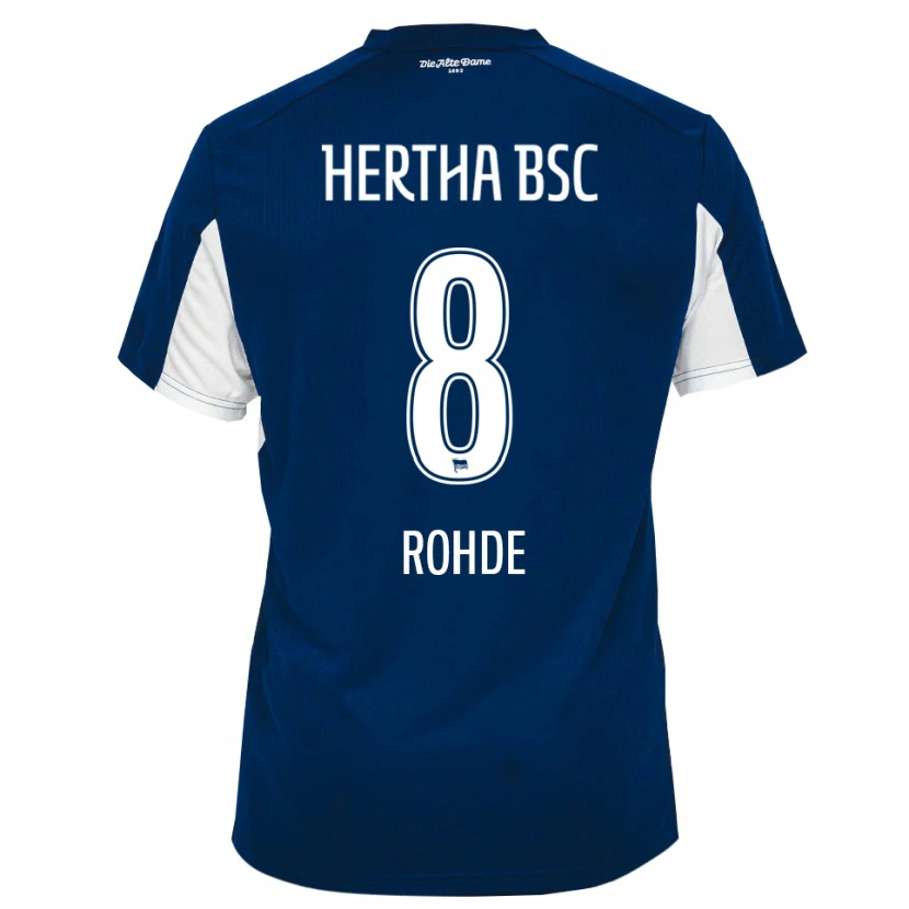 Danxen Kinder Marleen Rohde #8 Weiß Blau Heimtrikot Trikot 2025/26 T-Shirt Schweiz