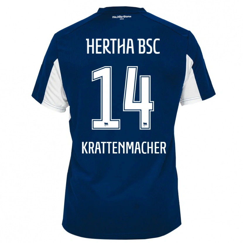 Danxen Kinder Maurice Krattenmacher #14 Weiß Blau Heimtrikot Trikot 2025/26 T-Shirt Schweiz