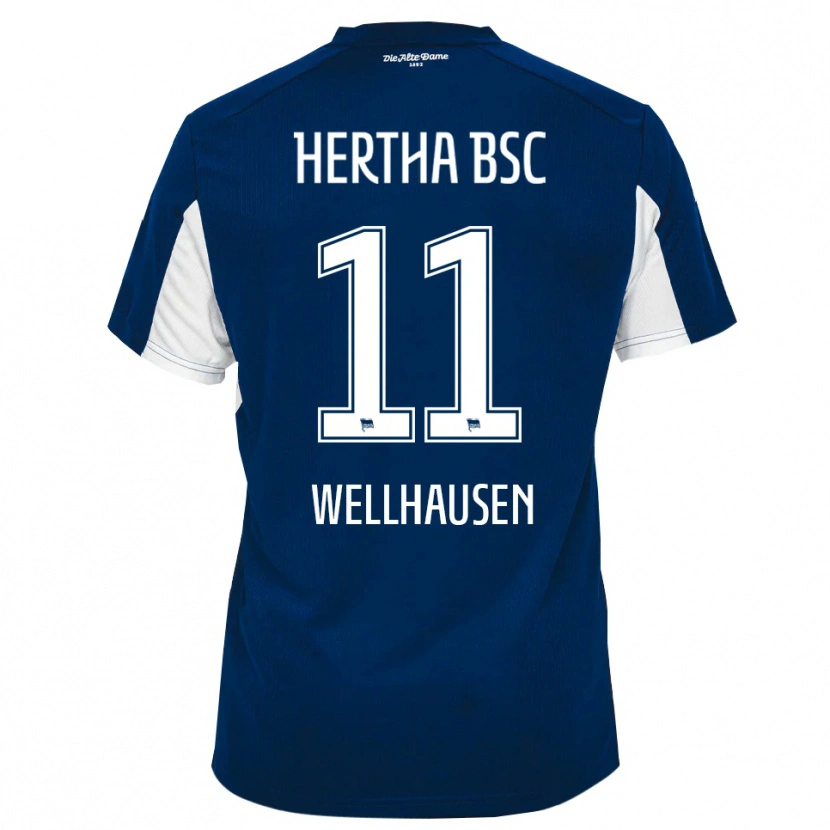 Danxen Kinder Elfie Wellhausen #11 Weiß Blau Heimtrikot Trikot 2025/26 T-Shirt Schweiz