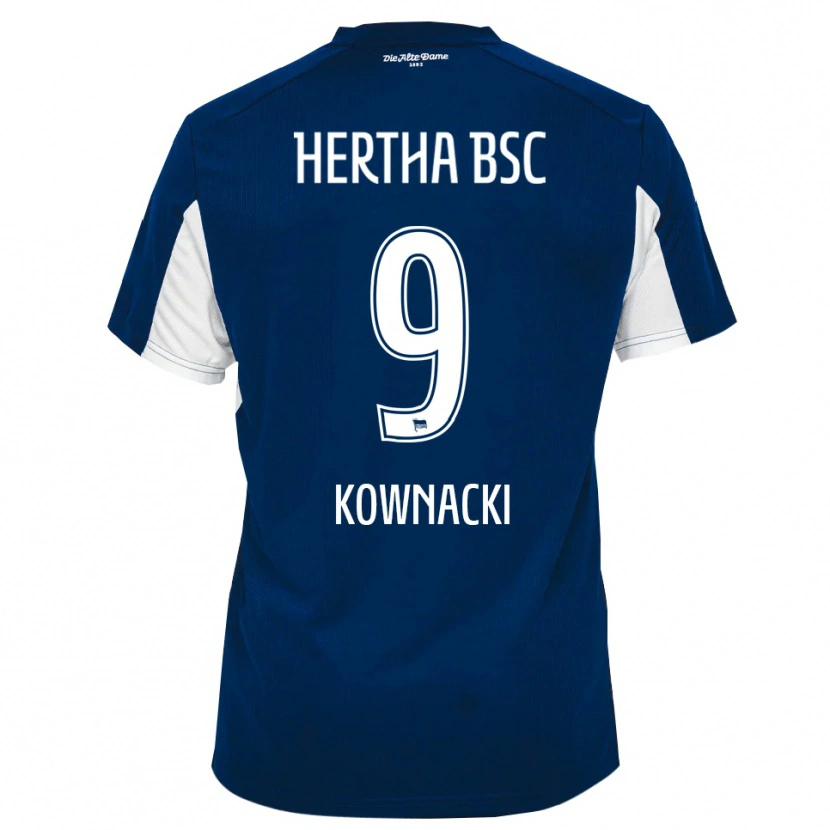 Danxen Kinder Dawid Kownacki #9 Weiß Blau Heimtrikot Trikot 2025/26 T-Shirt Schweiz