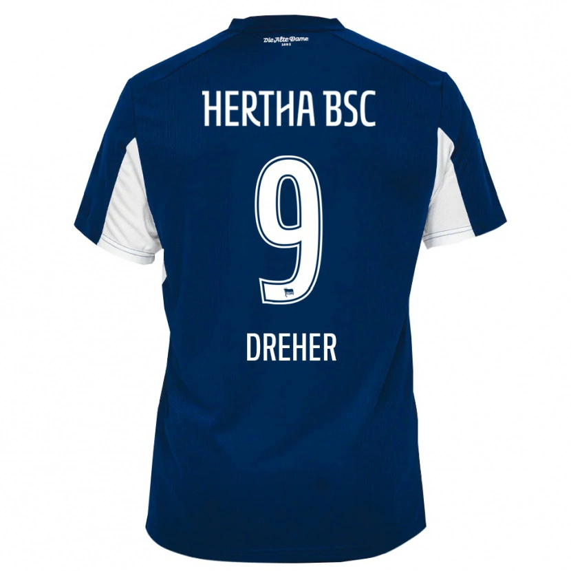 Danxen Kinder Clara Dreher #9 Weiß Blau Heimtrikot Trikot 2025/26 T-Shirt Schweiz