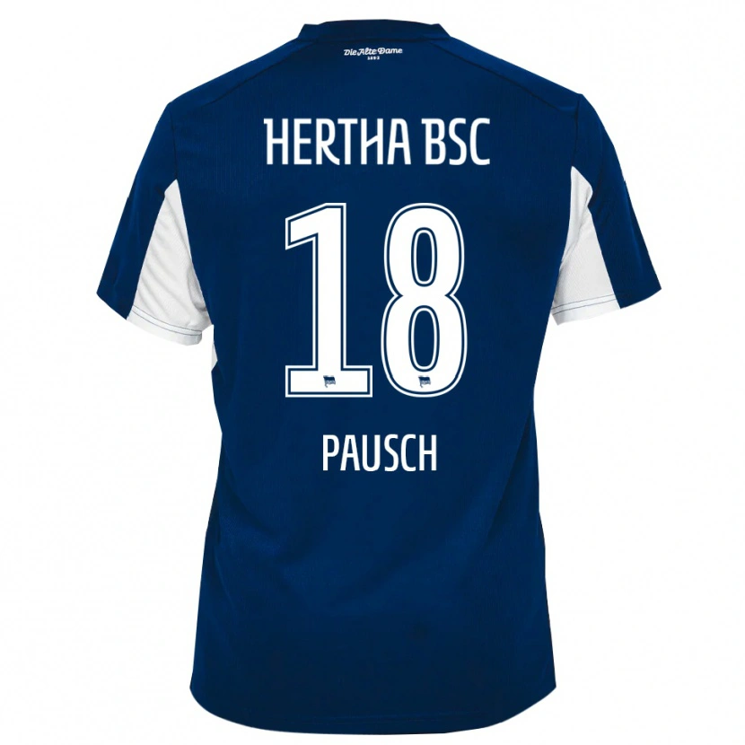 Danxen Kinder Luisa Pausch #18 Weiß Blau Heimtrikot Trikot 2025/26 T-Shirt Schweiz