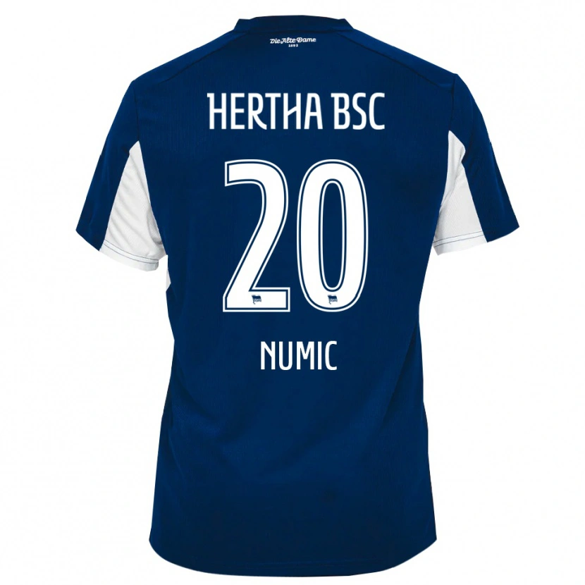 Danxen Kinder Amar Numic #20 Weiß Blau Heimtrikot Trikot 2025/26 T-Shirt Schweiz