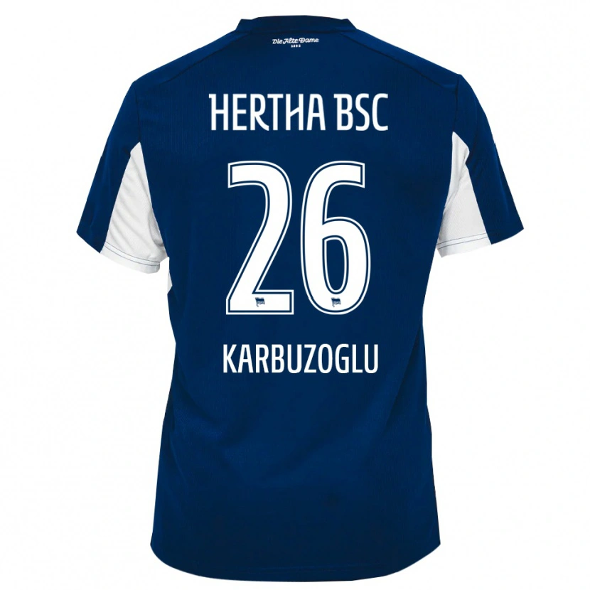 Danxen Kinder Mikail Karbuzoglu #26 Weiß Blau Heimtrikot Trikot 2025/26 T-Shirt Schweiz