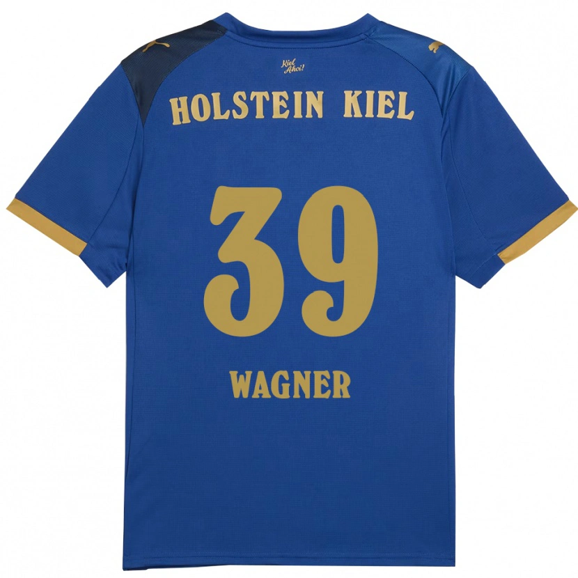 Danxen Kinder Robert Wagner #39 Blau Gold Heimtrikot Trikot 2025/26 T-Shirt Schweiz