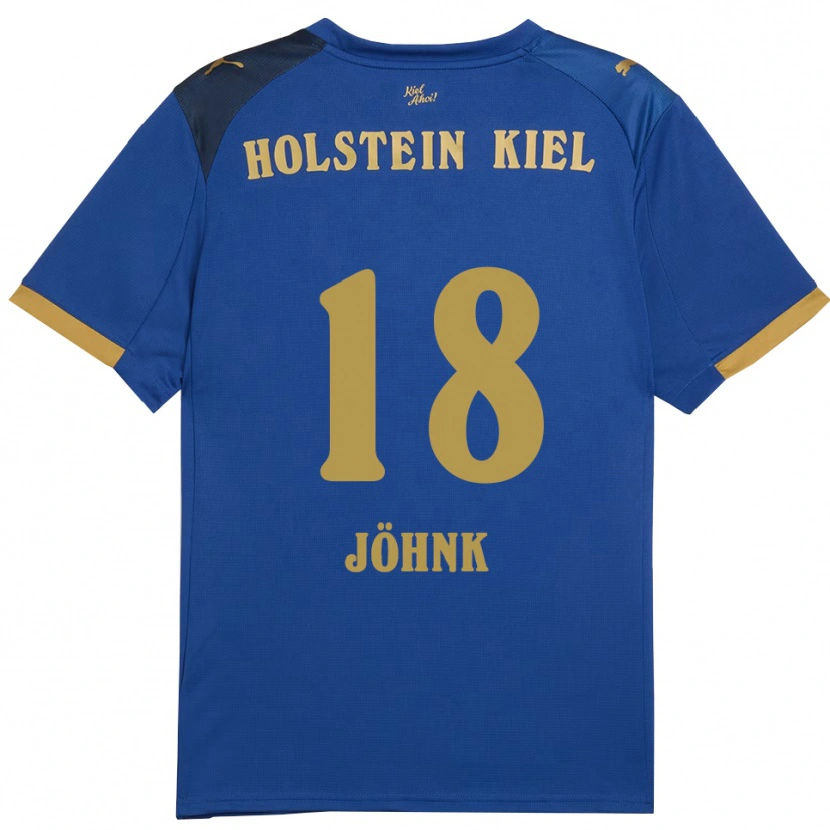 Danxen Kinder Emma Jöhnk #18 Blau Gold Heimtrikot Trikot 2025/26 T-Shirt Schweiz