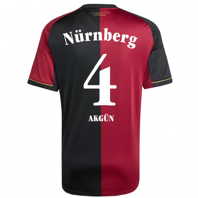 Danxen Kinder Esad Akgün #4 Burgunder Schwarz Heimtrikot Trikot 2025/26 T-Shirt Schweiz