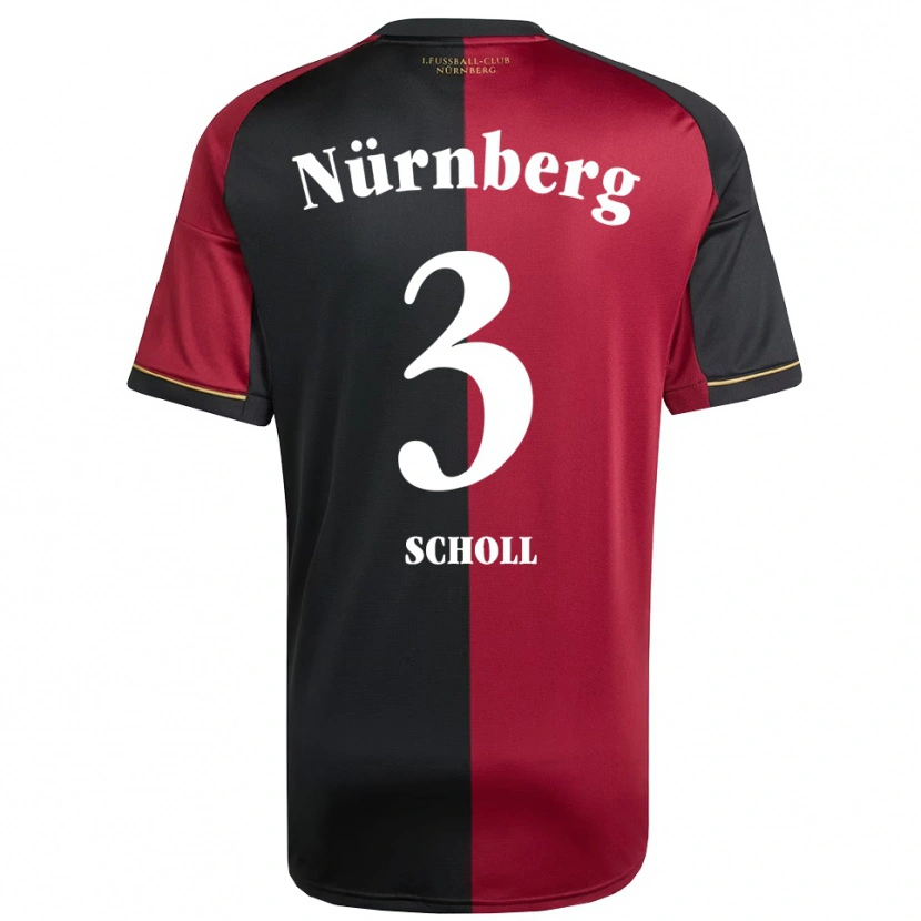 Danxen Kinder Phil Scholl #3 Burgunder Schwarz Heimtrikot Trikot 2025/26 T-Shirt Schweiz