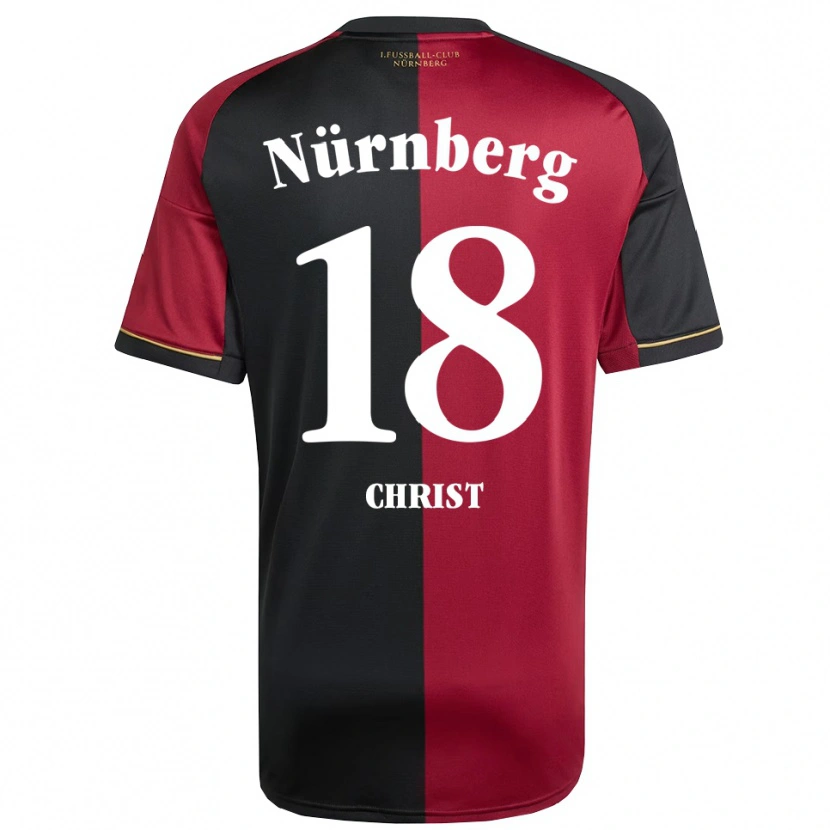 Danxen Kinder Maurice Christ #18 Burgunder Schwarz Heimtrikot Trikot 2025/26 T-Shirt Schweiz