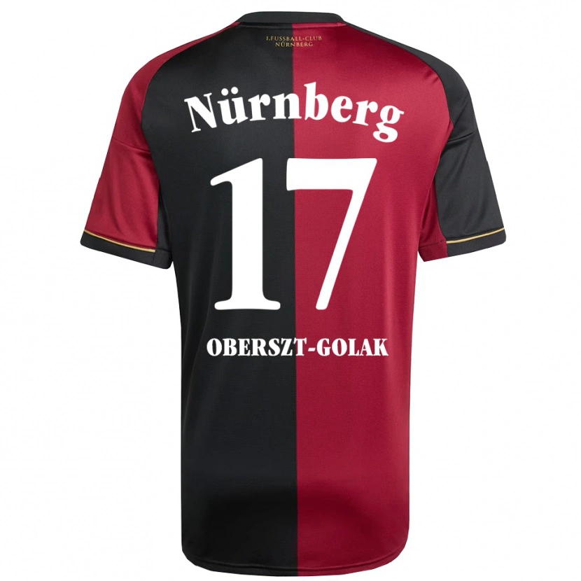 Danxen Kinder Karol Oberszt-Golak #17 Burgunder Schwarz Heimtrikot Trikot 2025/26 T-Shirt Schweiz