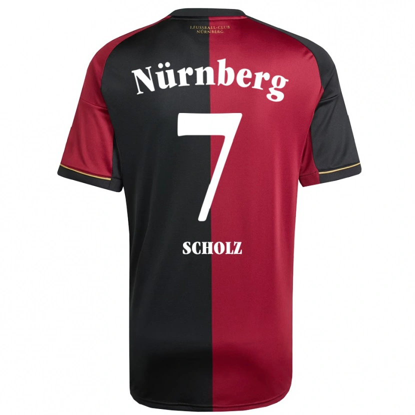 Danxen Kinder Marina Scholz #7 Burgunder Schwarz Heimtrikot Trikot 2025/26 T-Shirt Schweiz