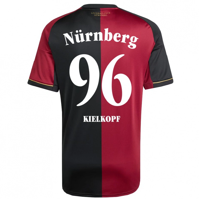 Danxen Kinder Felix Kielkopf #96 Burgunder Schwarz Heimtrikot Trikot 2025/26 T-Shirt Schweiz