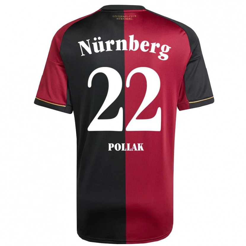 Danxen Kinder Julia Pollak #22 Burgunder Schwarz Heimtrikot Trikot 2025/26 T-Shirt Schweiz