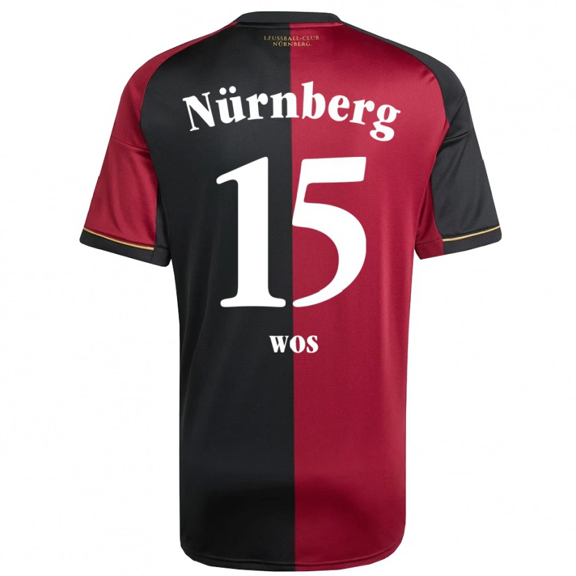 Danxen Kinder Oliwia Wos #15 Burgunder Schwarz Heimtrikot Trikot 2025/26 T-Shirt Schweiz