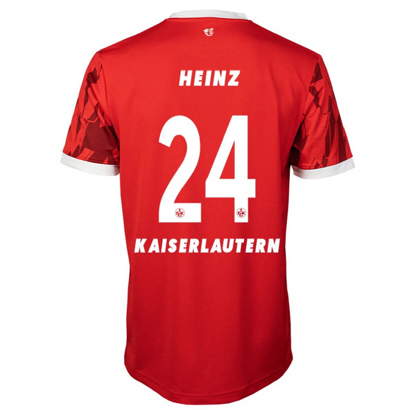 Danxen Kinder Matteo Heinz #24 Rot Weiß Heimtrikot Trikot 2025/26 T-Shirt Schweiz
