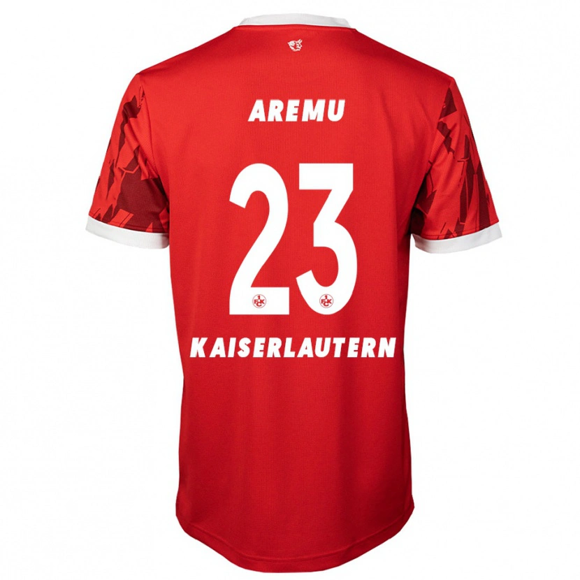 Danxen Kinder Afeez Aremu #23 Rot Weiß Heimtrikot Trikot 2025/26 T-Shirt Schweiz