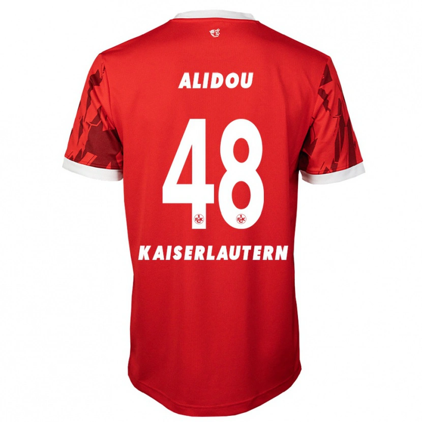 Danxen Kinder Faride Alidou #48 Rot Weiß Heimtrikot Trikot 2025/26 T-Shirt Schweiz