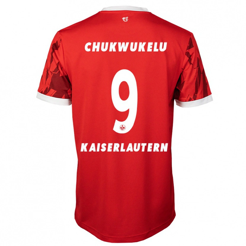 Danxen Kinder Chinedu Chukwukelu #9 Rot Weiß Heimtrikot Trikot 2025/26 T-Shirt Schweiz