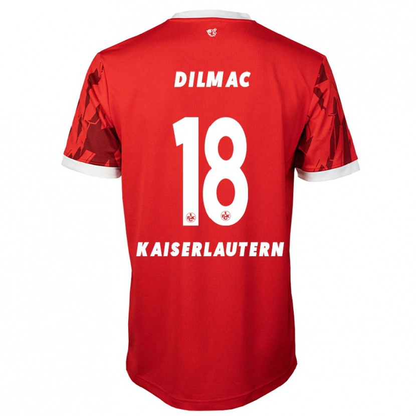 Danxen Kinder Deniz Dilmac #18 Rot Weiß Heimtrikot Trikot 2025/26 T-Shirt Schweiz