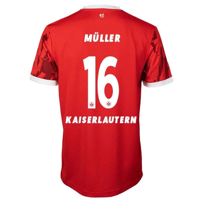 Danxen Kinder Moritz Müller #16 Rot Weiß Heimtrikot Trikot 2025/26 T-Shirt Schweiz