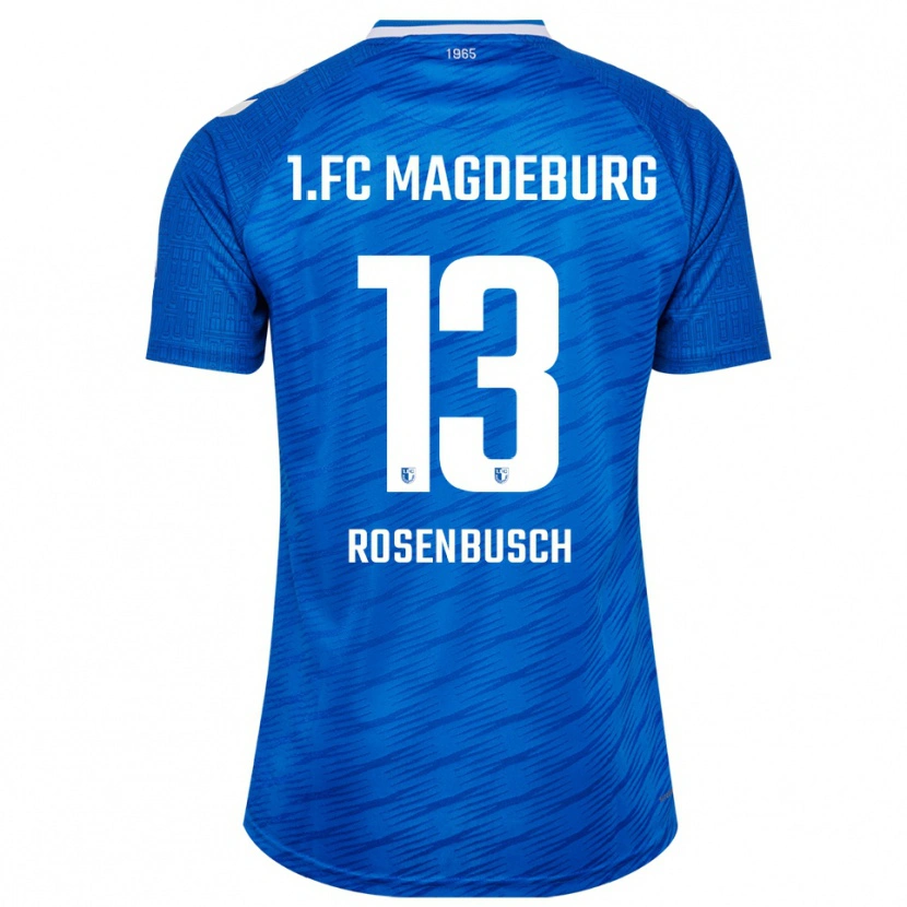 Danxen Kinder Tim Rosenbusch #13 Blau Weiß Heimtrikot Trikot 2025/26 T-Shirt Schweiz