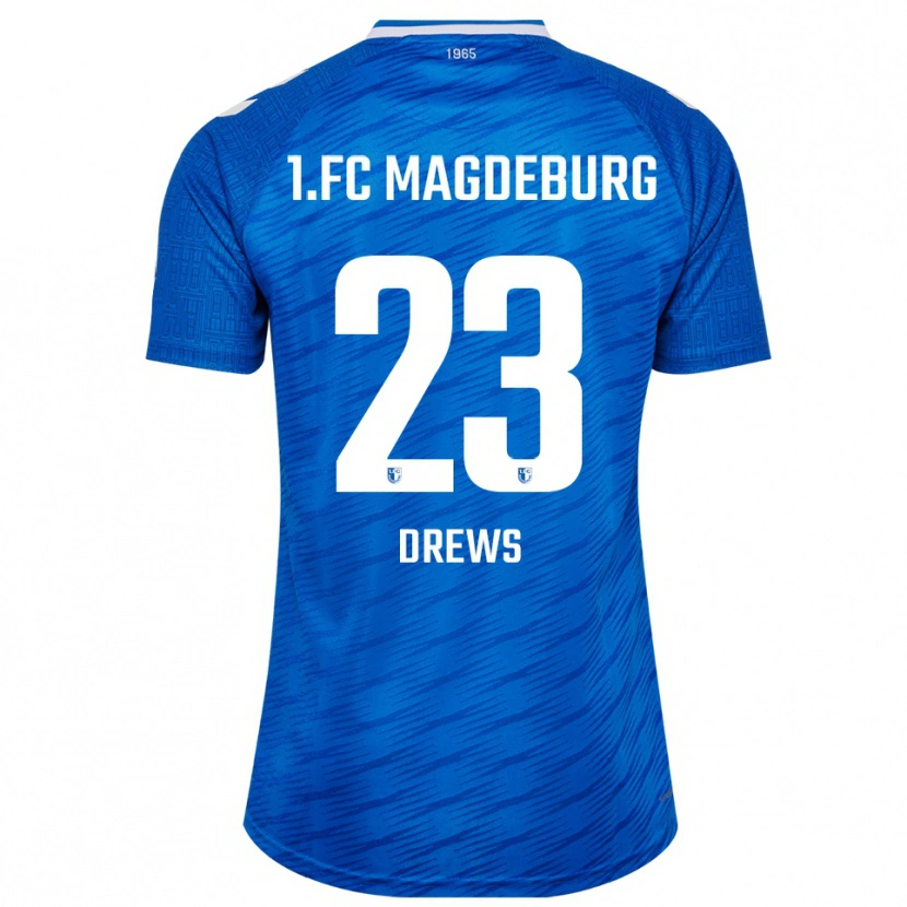 Danxen Kinder Adrian Drews #23 Blau Weiß Heimtrikot Trikot 2025/26 T-Shirt Schweiz