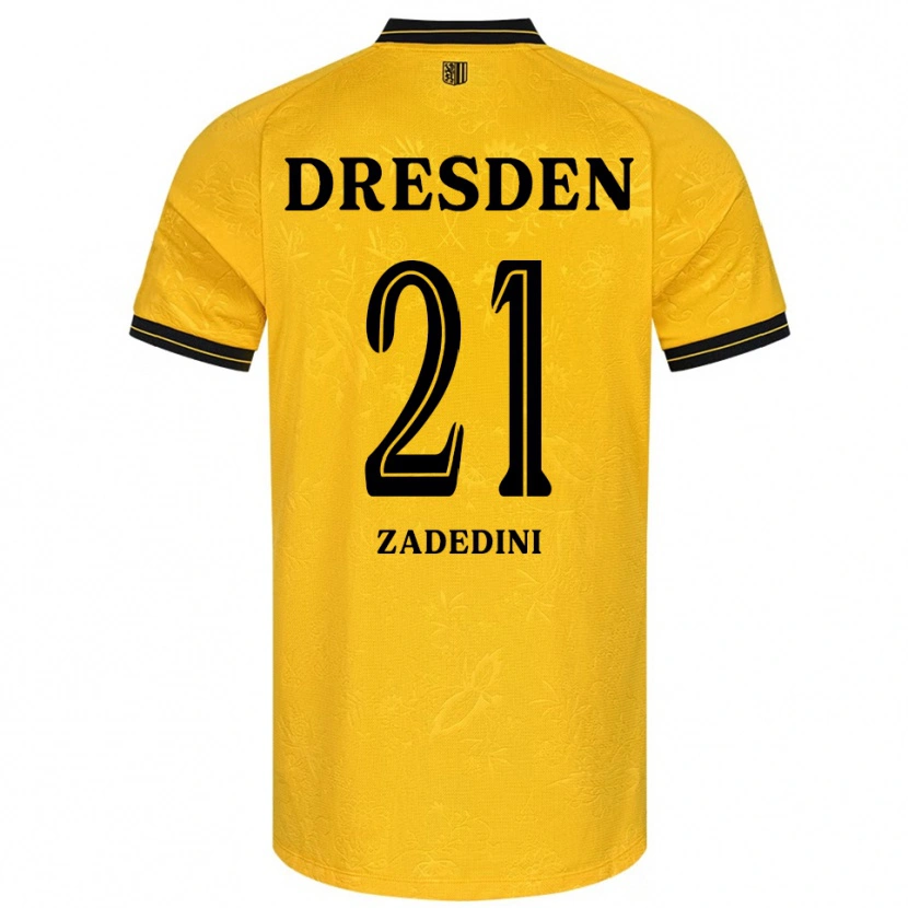 Danxen Kinder Skerd Zadedini #21 Gelb Schwarz Heimtrikot Trikot 2025/26 T-Shirt Schweiz