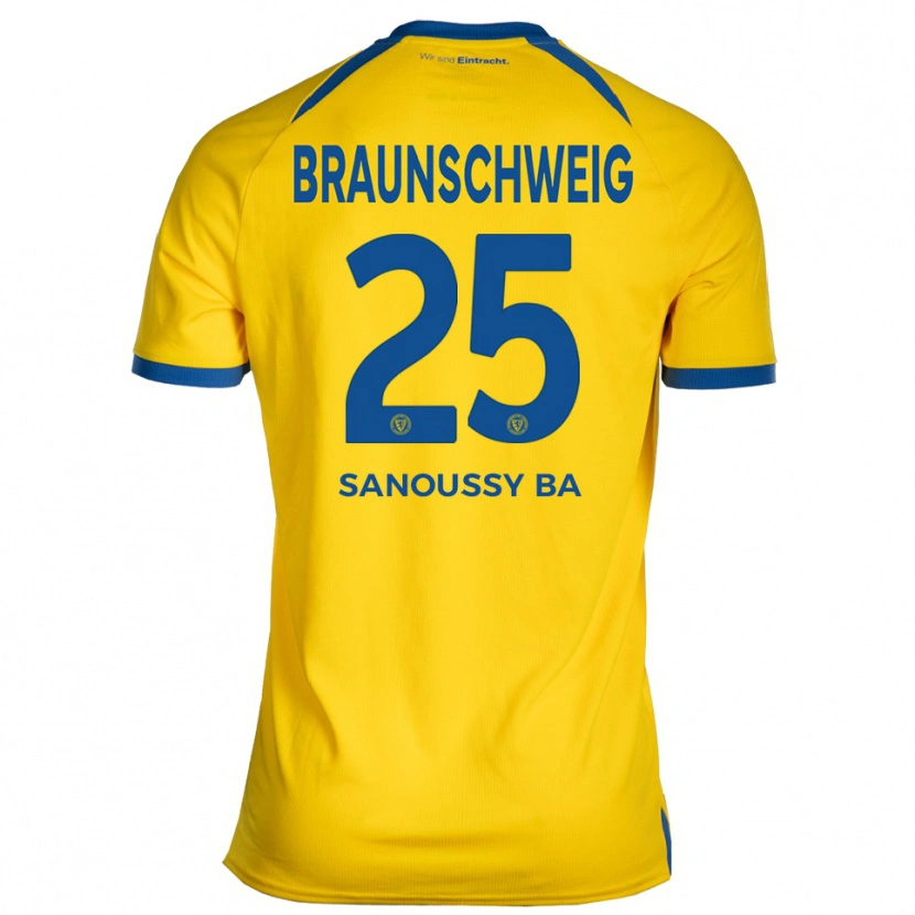 Danxen Kinder Sanoussy Ba #25 Gelb Blau Heimtrikot Trikot 2025/26 T-Shirt Schweiz
