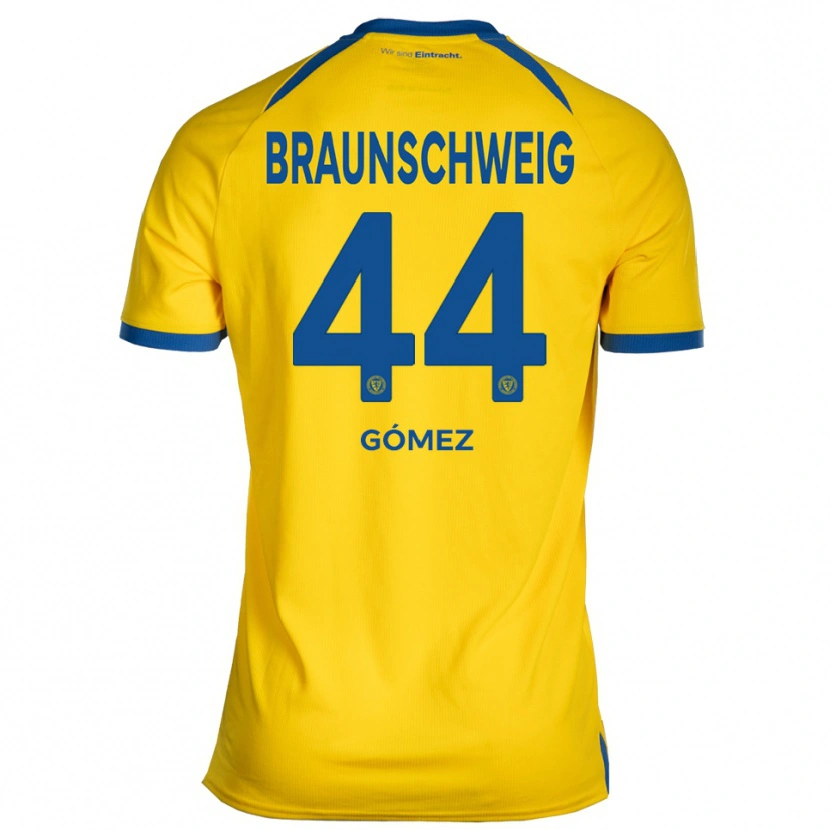 Danxen Kinder Johan Gómez #44 Gelb Blau Heimtrikot Trikot 2025/26 T-Shirt Schweiz