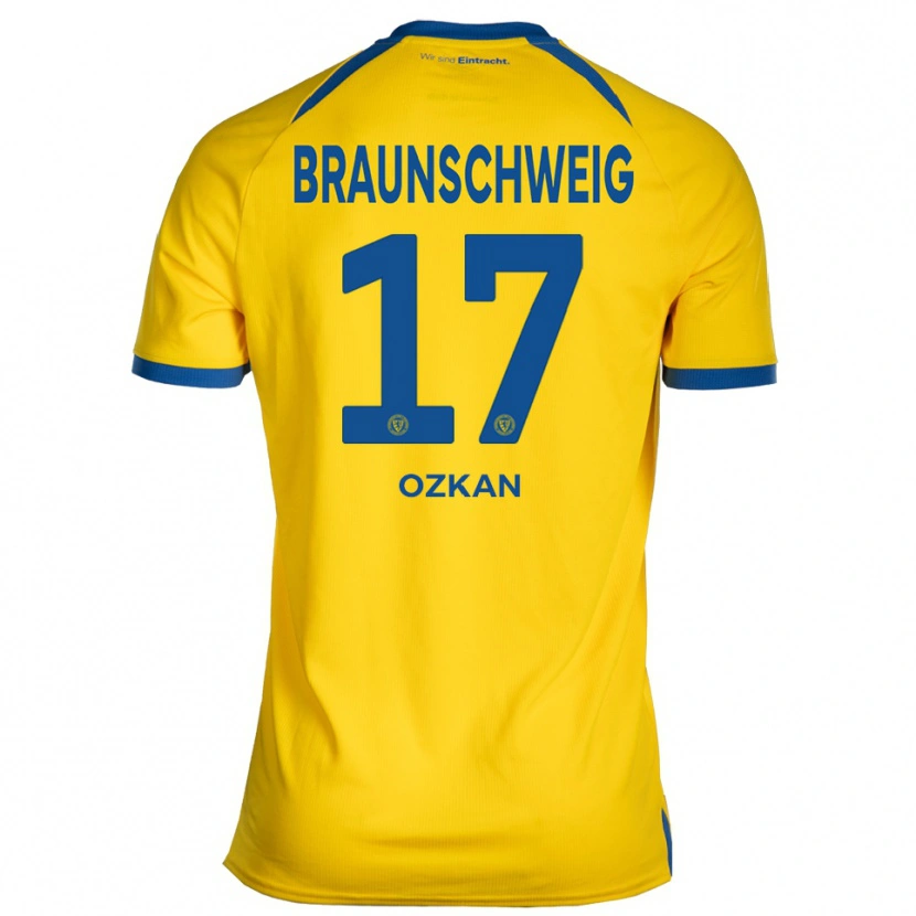 Danxen Kinder Yasin Ozkan #17 Gelb Blau Heimtrikot Trikot 2025/26 T-Shirt Schweiz