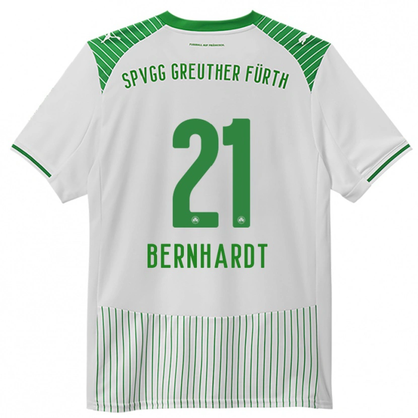 Danxen Kinder Luca Bernhardt #21 Weiß Grün Heimtrikot Trikot 2025/26 T-Shirt Schweiz