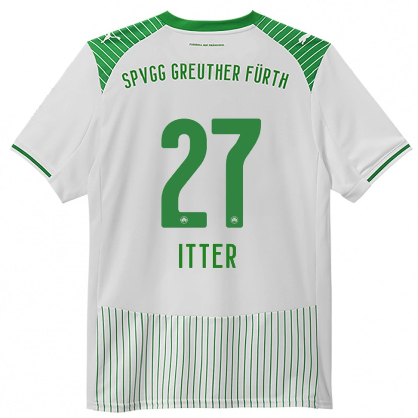 Danxen Kinder Luca Itter #27 Weiß Grün Heimtrikot Trikot 2025/26 T-Shirt Schweiz