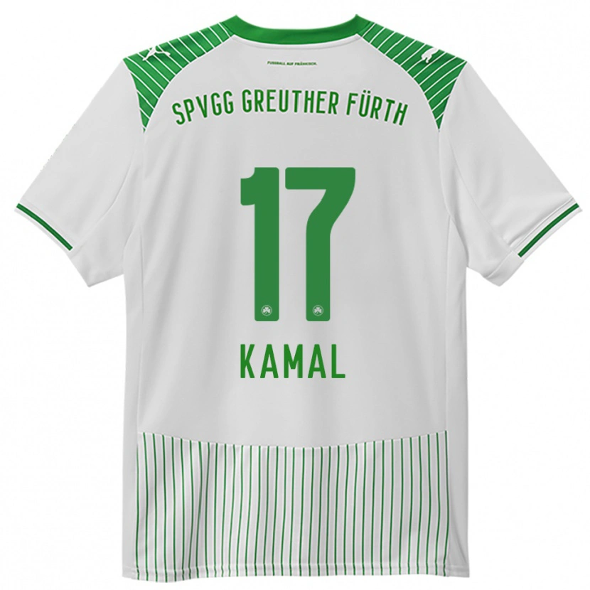 Danxen Kinder Fadl Kamal #17 Weiß Grün Heimtrikot Trikot 2025/26 T-Shirt Schweiz