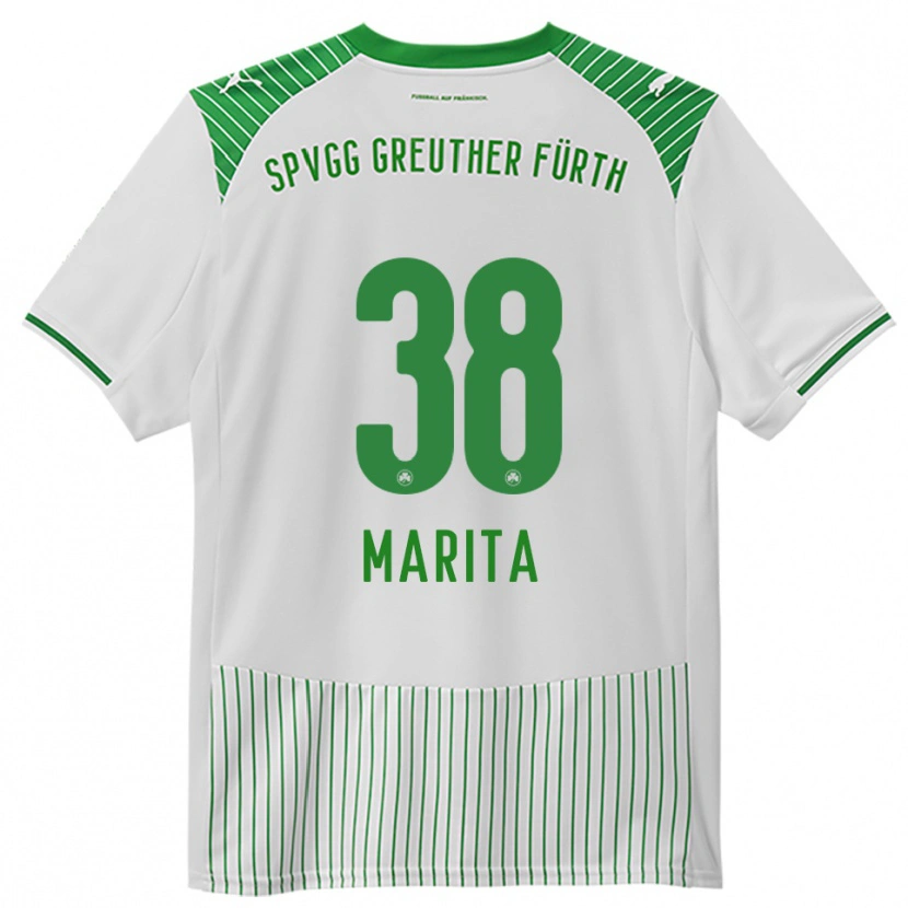 Danxen Kinder Raul Marita #38 Weiß Grün Heimtrikot Trikot 2025/26 T-Shirt Schweiz