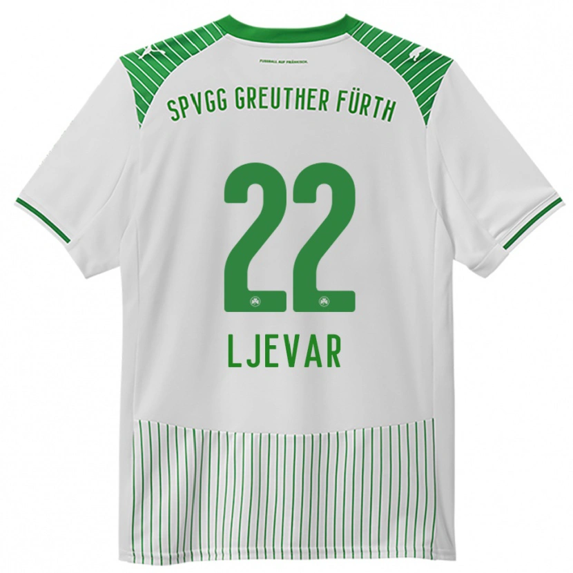 Danxen Kinder Nico Ljevar #22 Weiß Grün Heimtrikot Trikot 2025/26 T-Shirt Schweiz