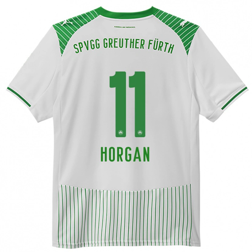 Danxen Kinder Finn Horgan #11 Weiß Grün Heimtrikot Trikot 2025/26 T-Shirt Schweiz