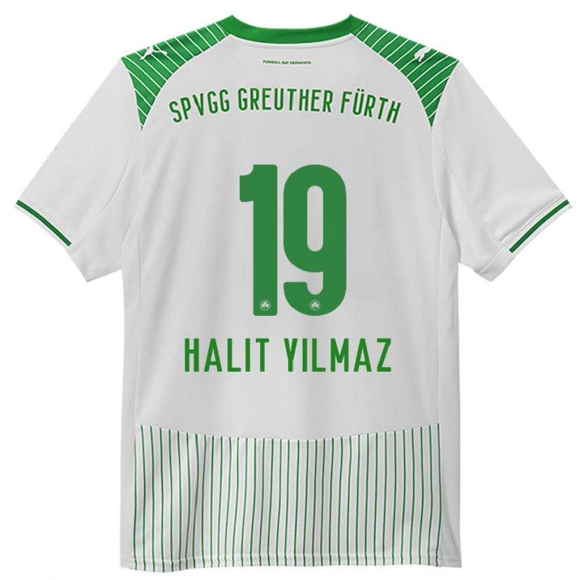Danxen Kinder Halit Yılmaz #19 Weiß Grün Heimtrikot Trikot 2025/26 T-Shirt Schweiz