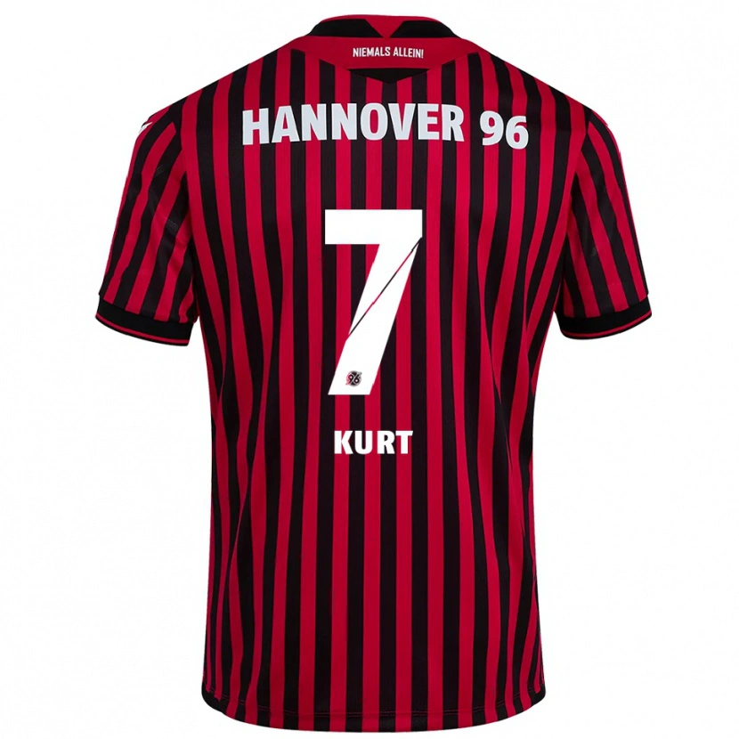 Danxen Kinder Taycan Kurt #7 Rot Schwarz Heimtrikot Trikot 2025/26 T-Shirt Schweiz