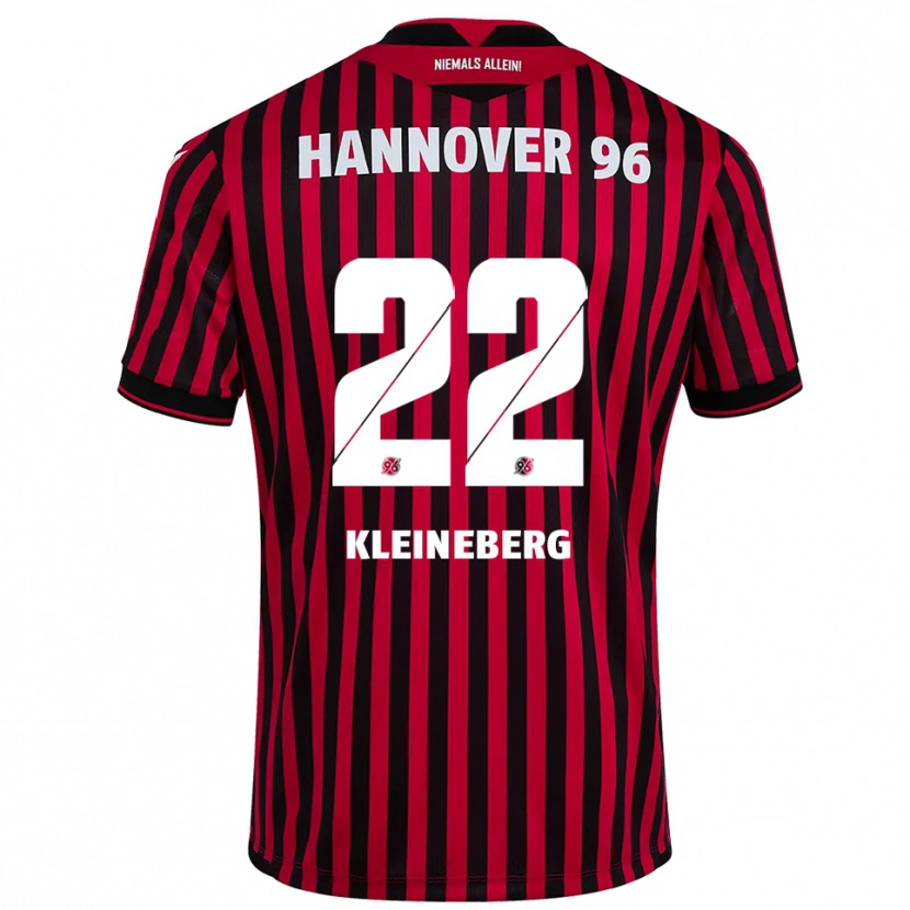 Danxen Kinder Philip Kleineberg #22 Rot Schwarz Heimtrikot Trikot 2025/26 T-Shirt Schweiz