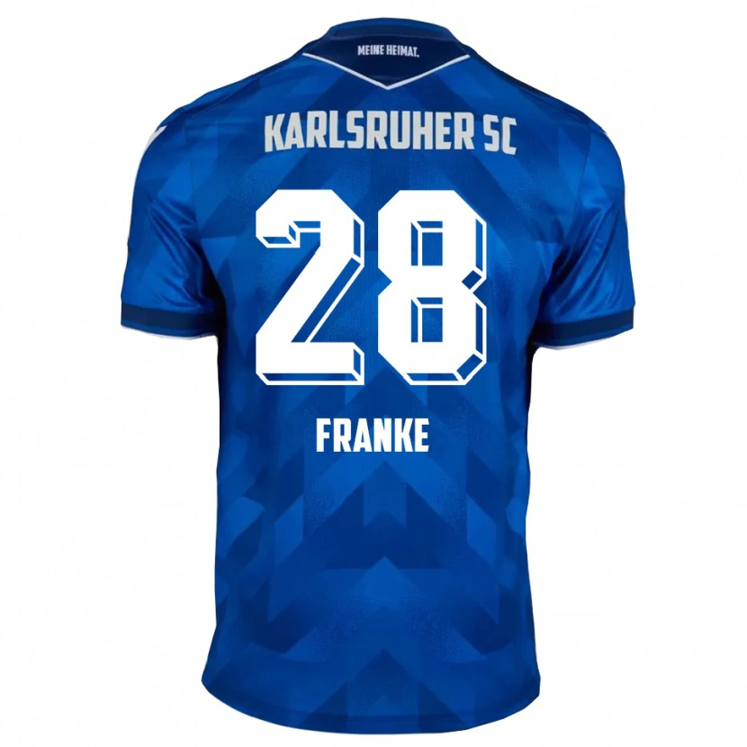 Danxen Kinder Marcel Franke #28 Blau Weiß Heimtrikot Trikot 2025/26 T-Shirt Schweiz