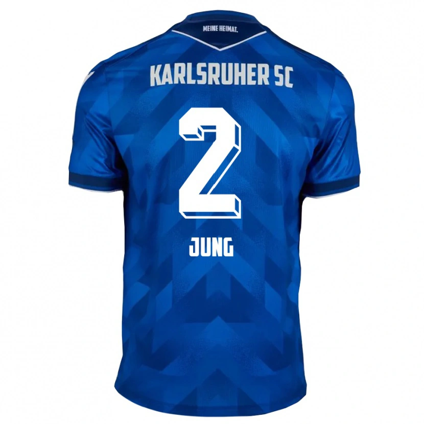 Danxen Kinder Sebastian Jung #2 Blau Weiß Heimtrikot Trikot 2025/26 T-Shirt Schweiz